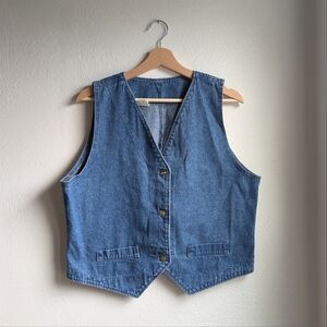 Vintage denim vest